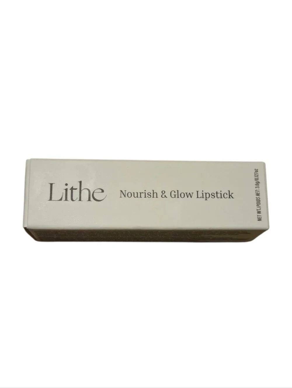 LITHE BEAUTY Nourish & Glow Lipstick - Shade Peony - Vegan Satin Balm